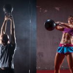 Как накачать плечи гирей 16 кг