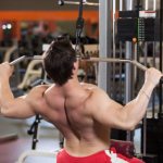 Man doing back exercises