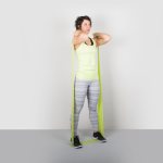 Squats with an elastic band