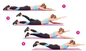Упражнения для спины, осанки женщин, при остеохондрозе, сколиозе, грыже. Тренировка с гантелями и без в домашних условиях