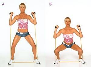 Упражнения с эспандером для женщин для пресса, трицепса, ягодиц, спины, рук, «восьмерка», «лыжника» в домашних условиях